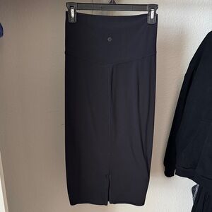 Lululemon Athletica Black Pencil Skirt